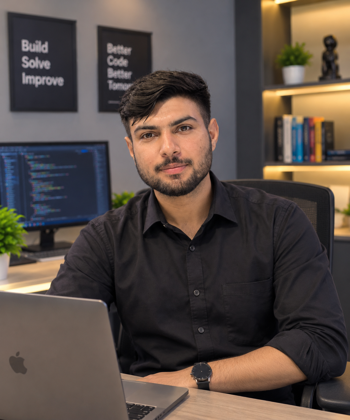 Sample portrait for M-Hamza Khan